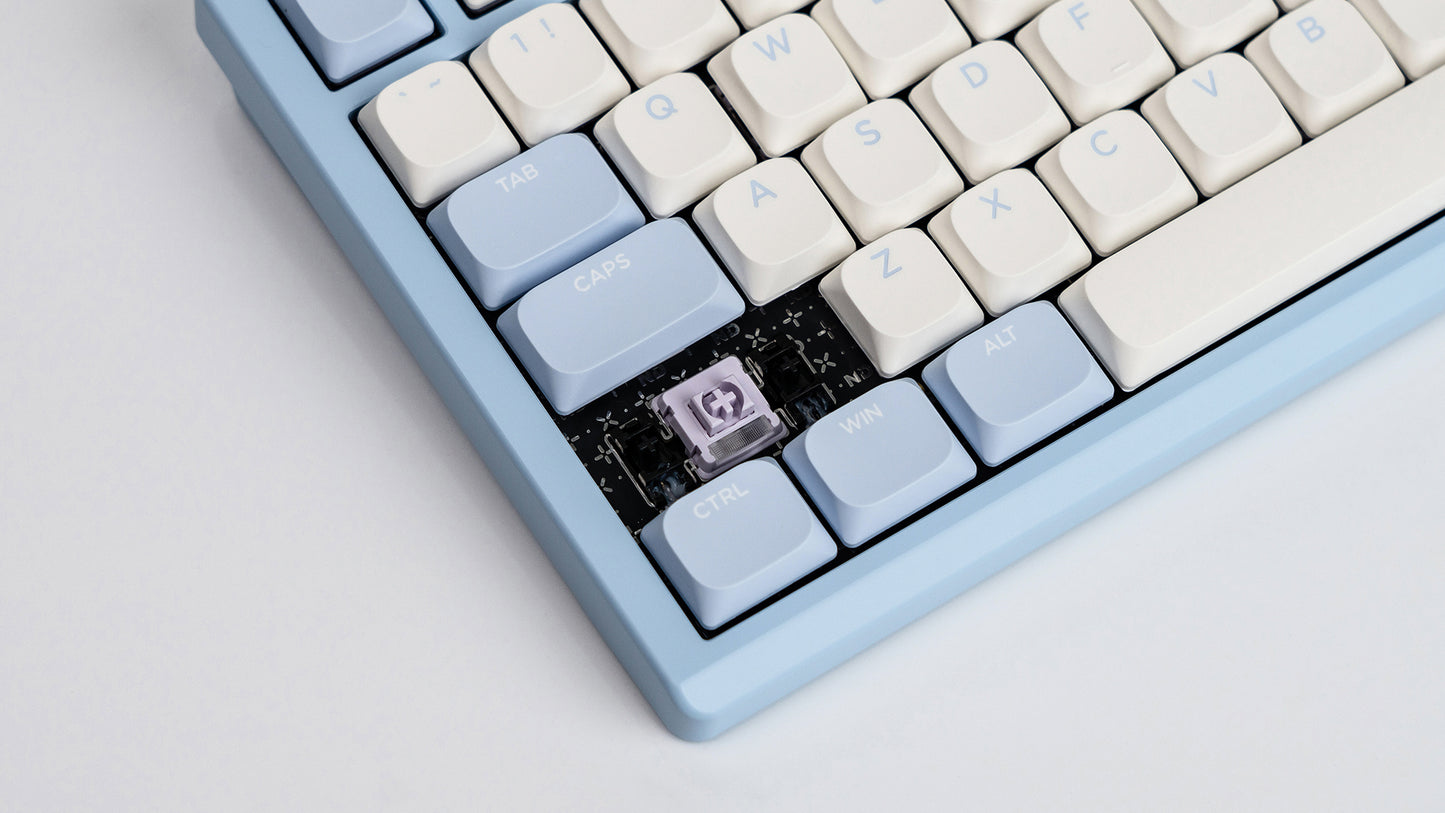 Chilkey ND75 LP Low-Profile Mechanical Keyboard - Aluminum Case, LCD Screen, RGB