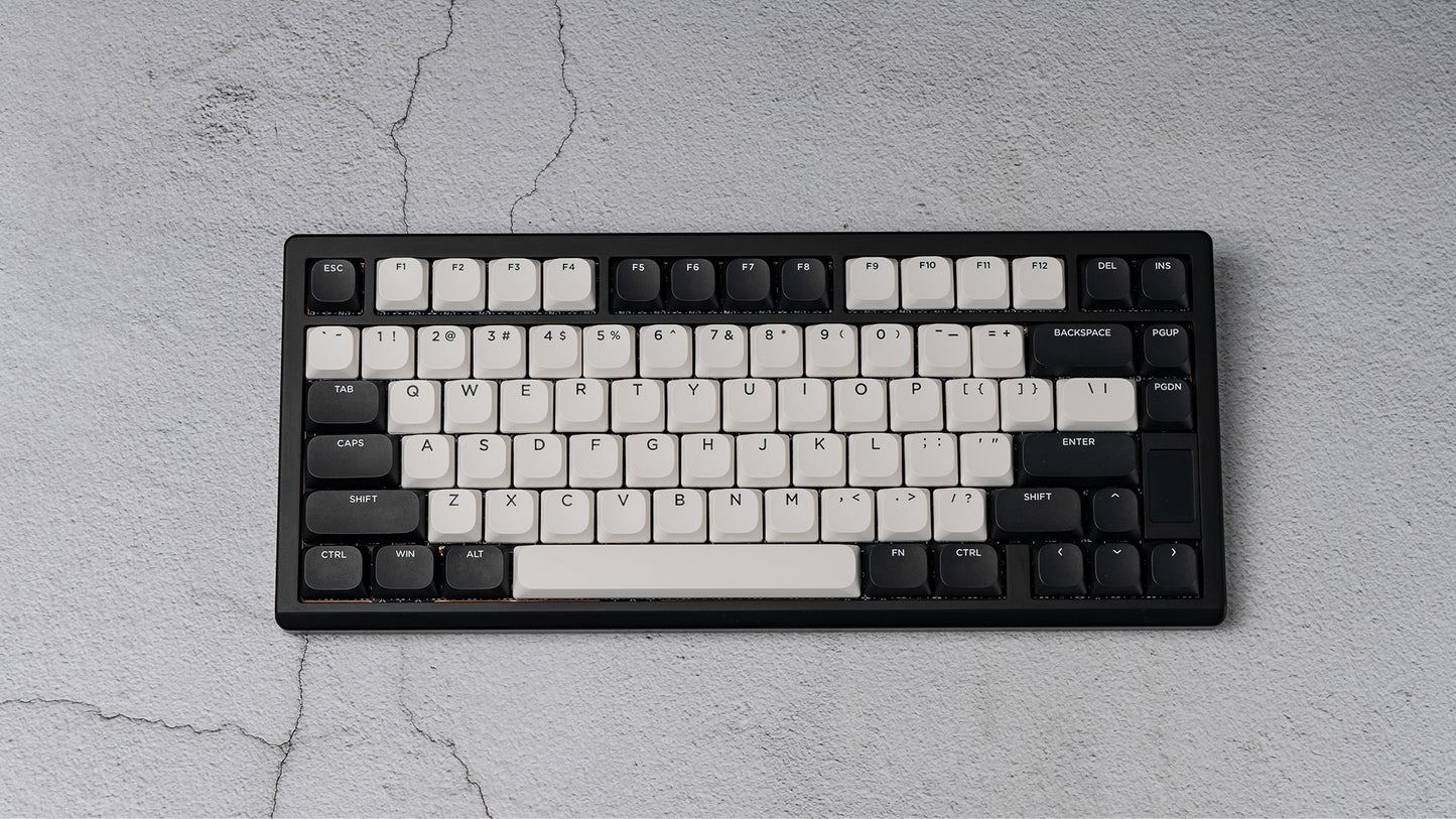 Chilkey ND75 LP Low-Profile Mechanical Keyboard - Aluminum Case, LCD Screen, RGB