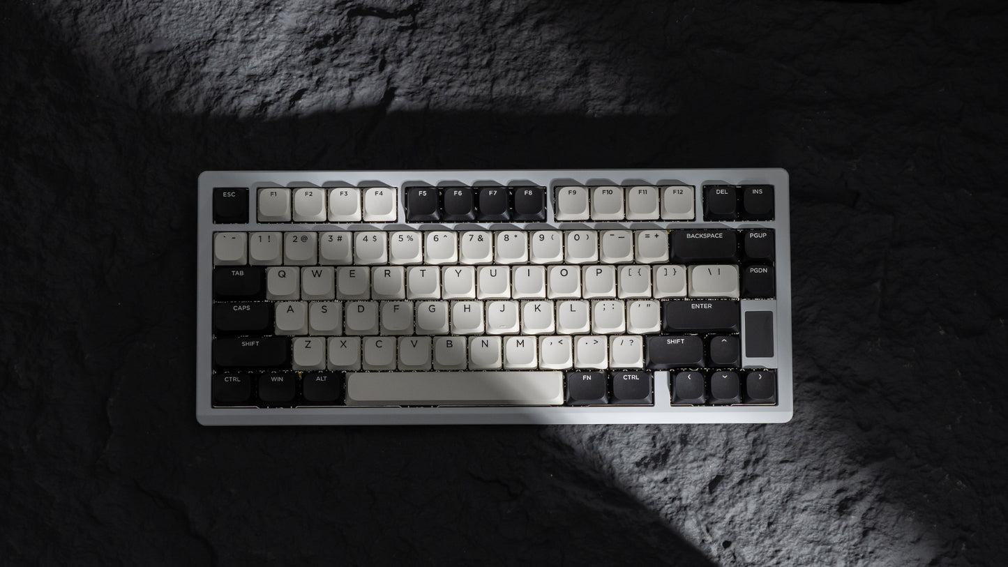 Chilkey ND75 LP Low-Profile Mechanical Keyboard - Aluminum Case, LCD Screen, RGB